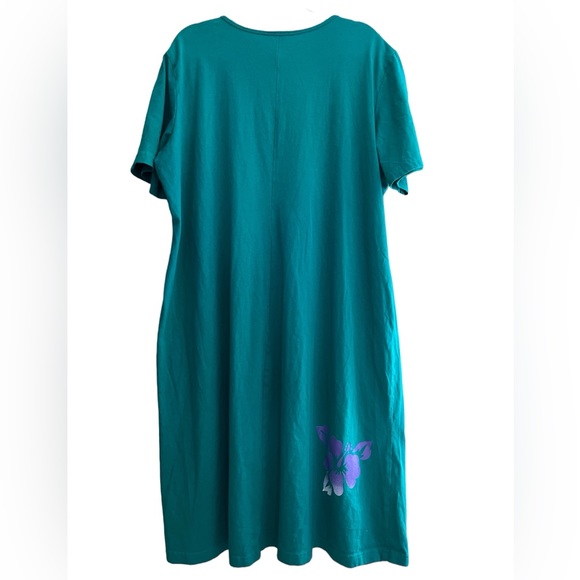 On the Rocks - California VTG Size XL Jersey Knit Dress - Picture 2 of 6